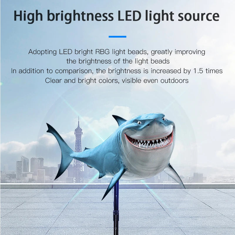 3D Holographic LED Fan for Stunning Aerial Advertising Displays